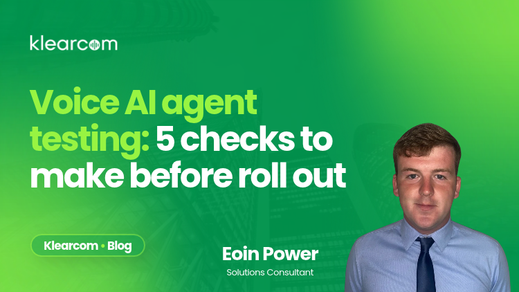 Voice AI agent testing: 5 checks to make before roll out